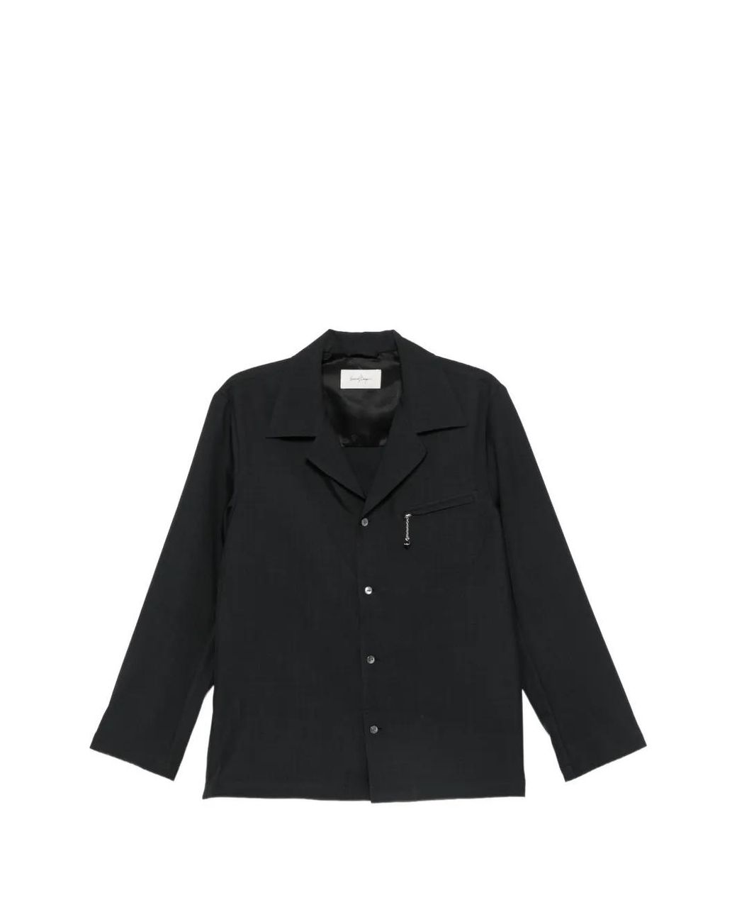 Second/Layer Black Fairmont Safari Shirt for men