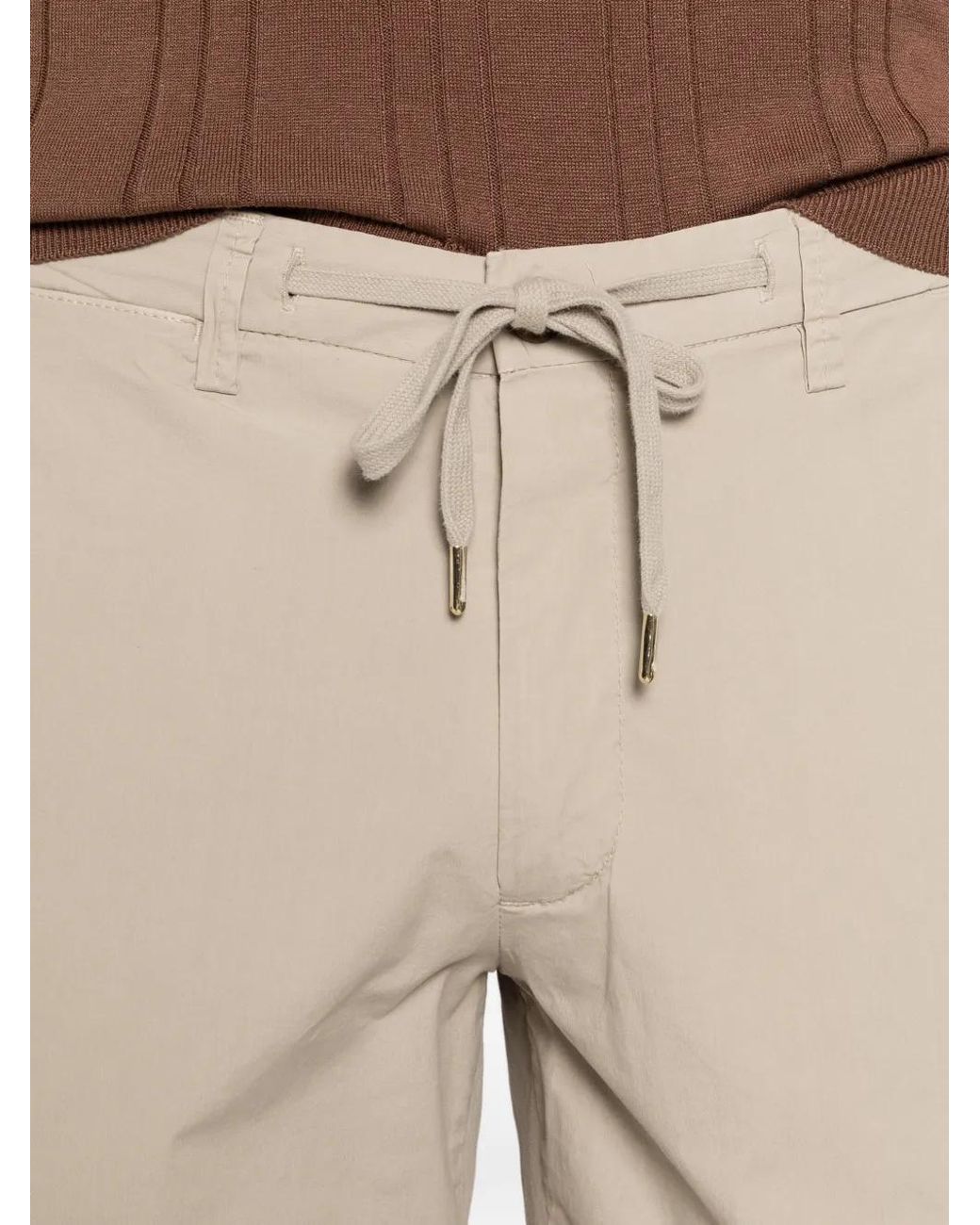 Briglia 1949 Natural Drawstring Tailored Shorts for men