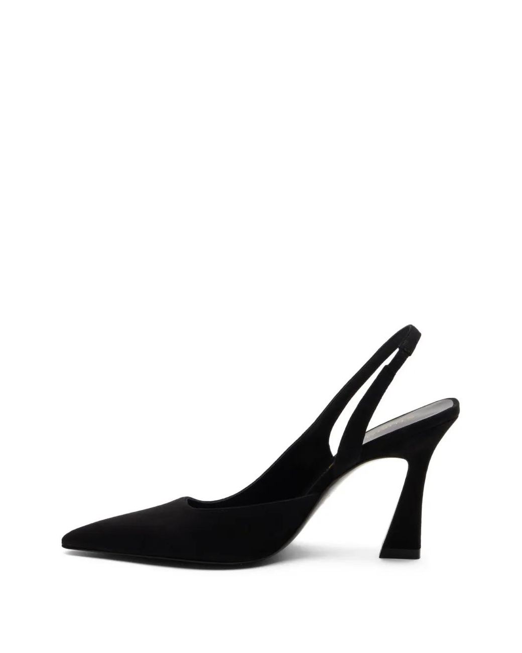 Stuart Weitzman Black Vinnie Pointed D'Orsay Slingback Pumps