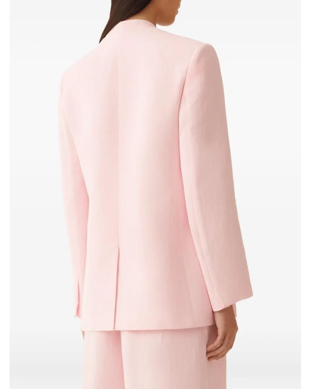 Fabiana Filippi Pink Belted Blazer