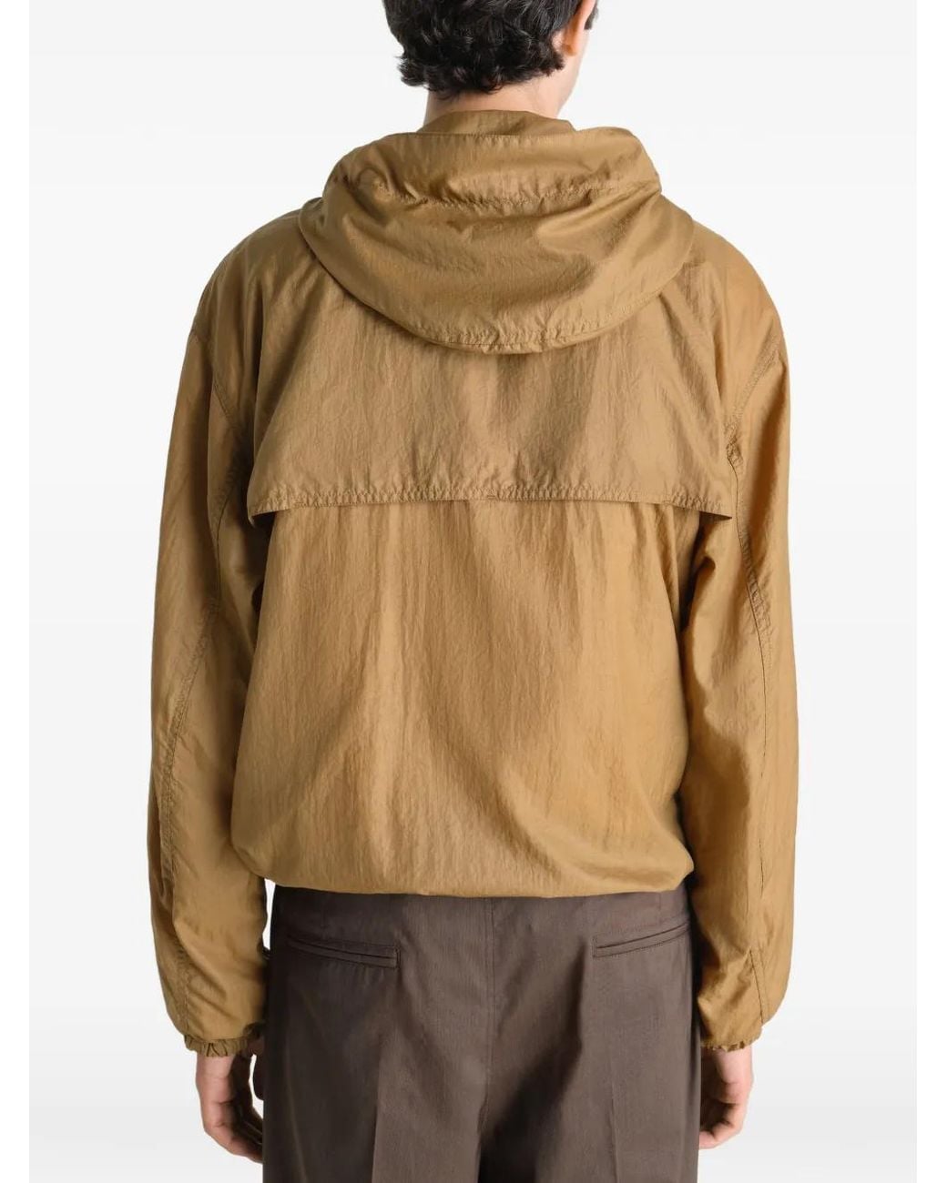 Lemaire Brown Windbreaker for men
