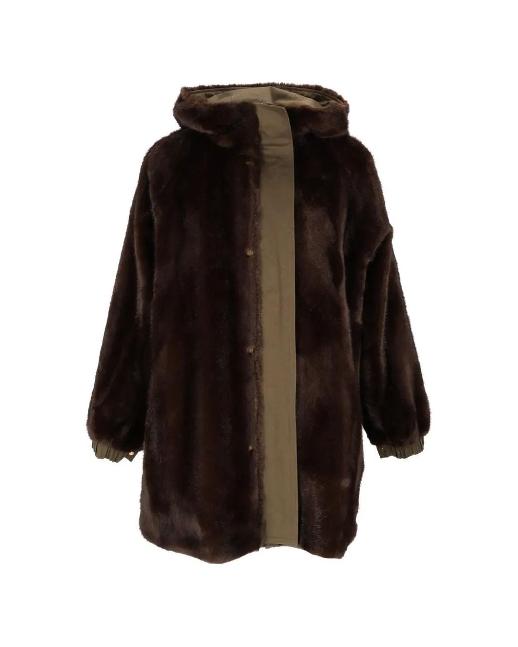 Bully Natural Reversible Faux-Fur Coat