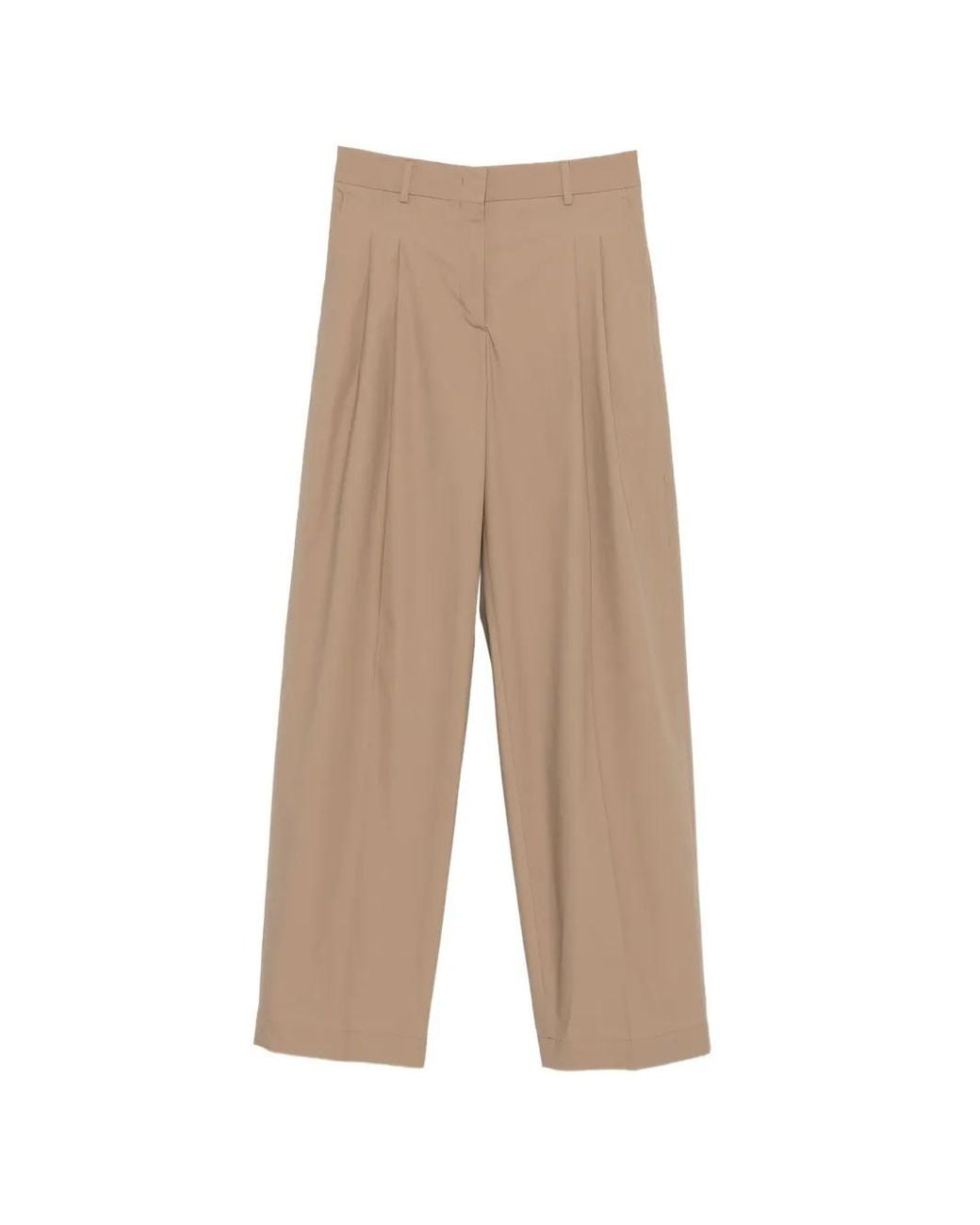 Cellar Door Natural Wendy Pleated Trousers