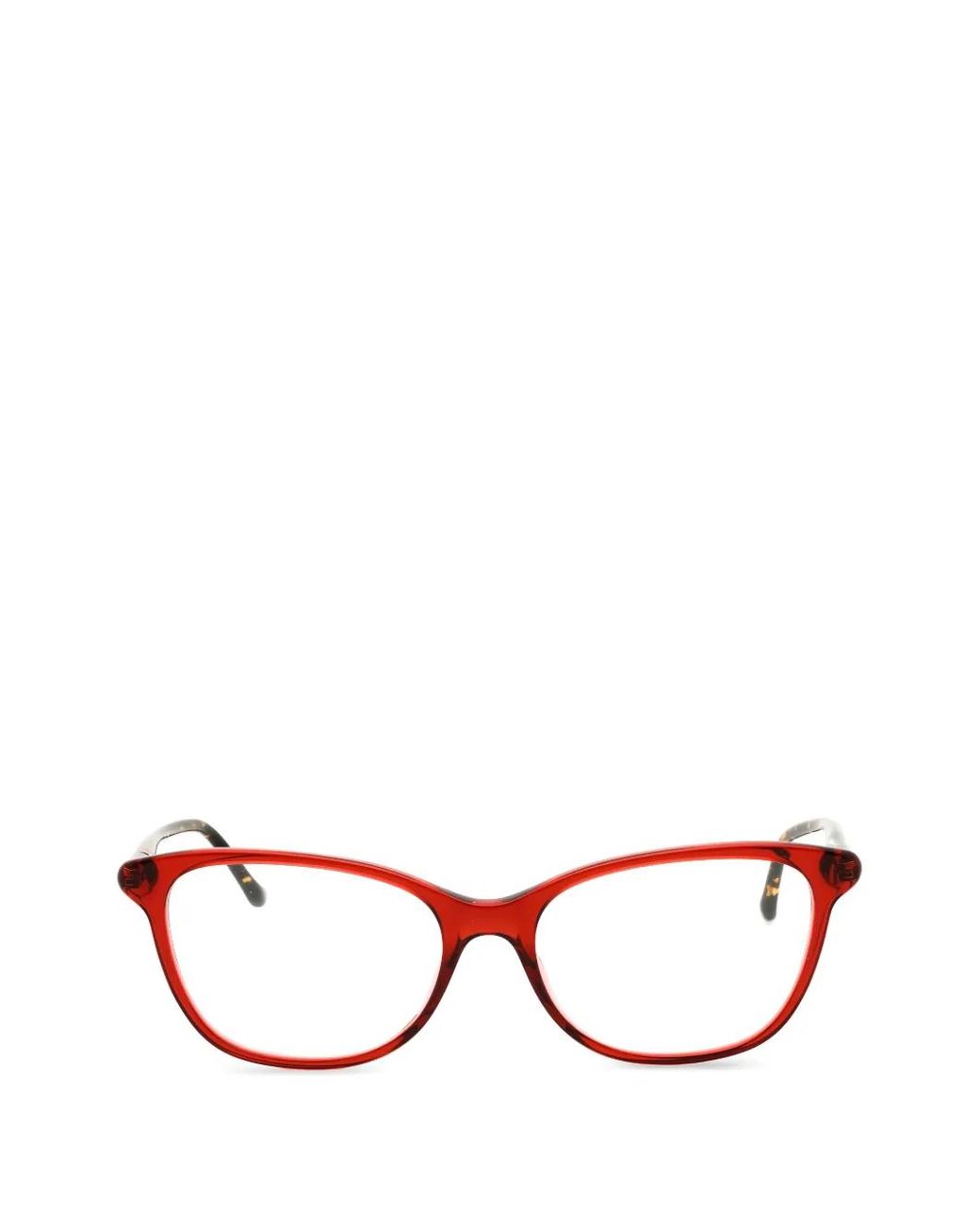 Emozioni Red Oval-Frame Glasses
