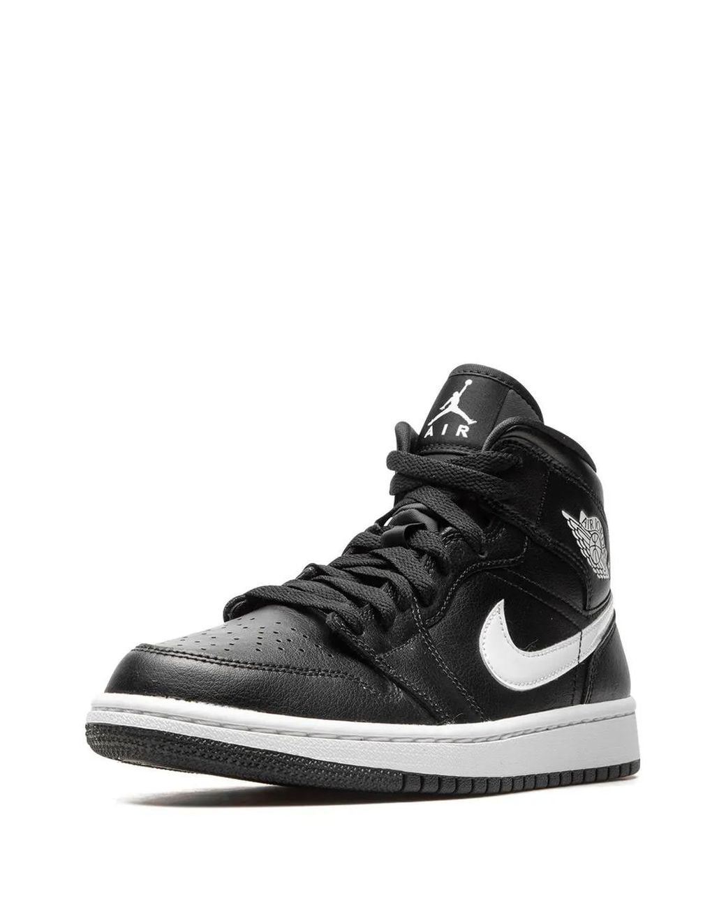 Nike Black Air 1 Mid Sneakers