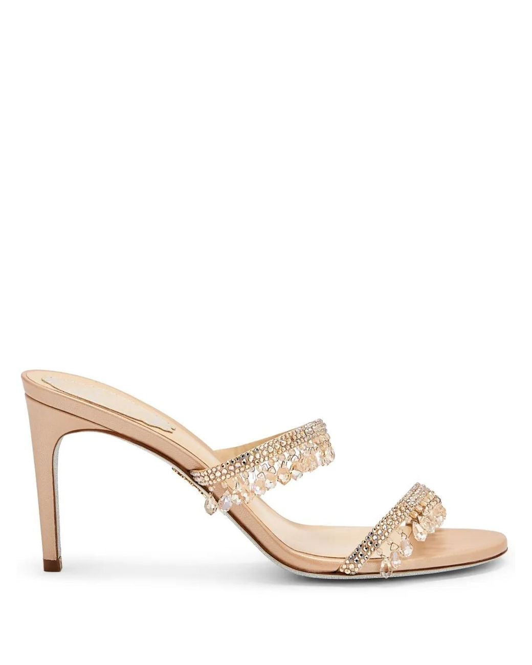 Rene Caovilla Natural 80Mm Chandelier Mules