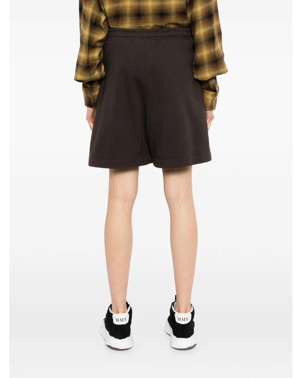 Maison Mihara Yasuhiro Black Hybrid Panelled Shorts