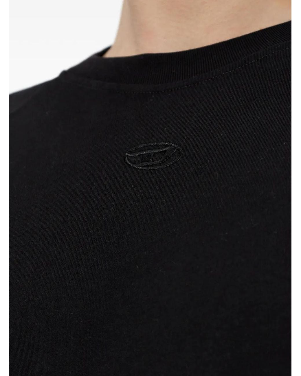 DIESEL Black T-Kristian Long-Sleeved T-Shirt for men