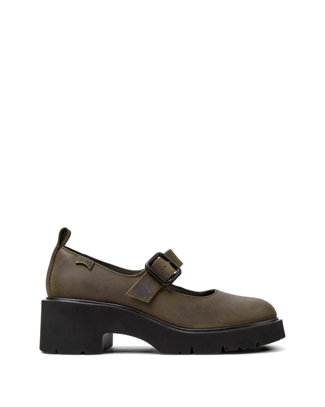 Camper Black Milah Leather Loafers