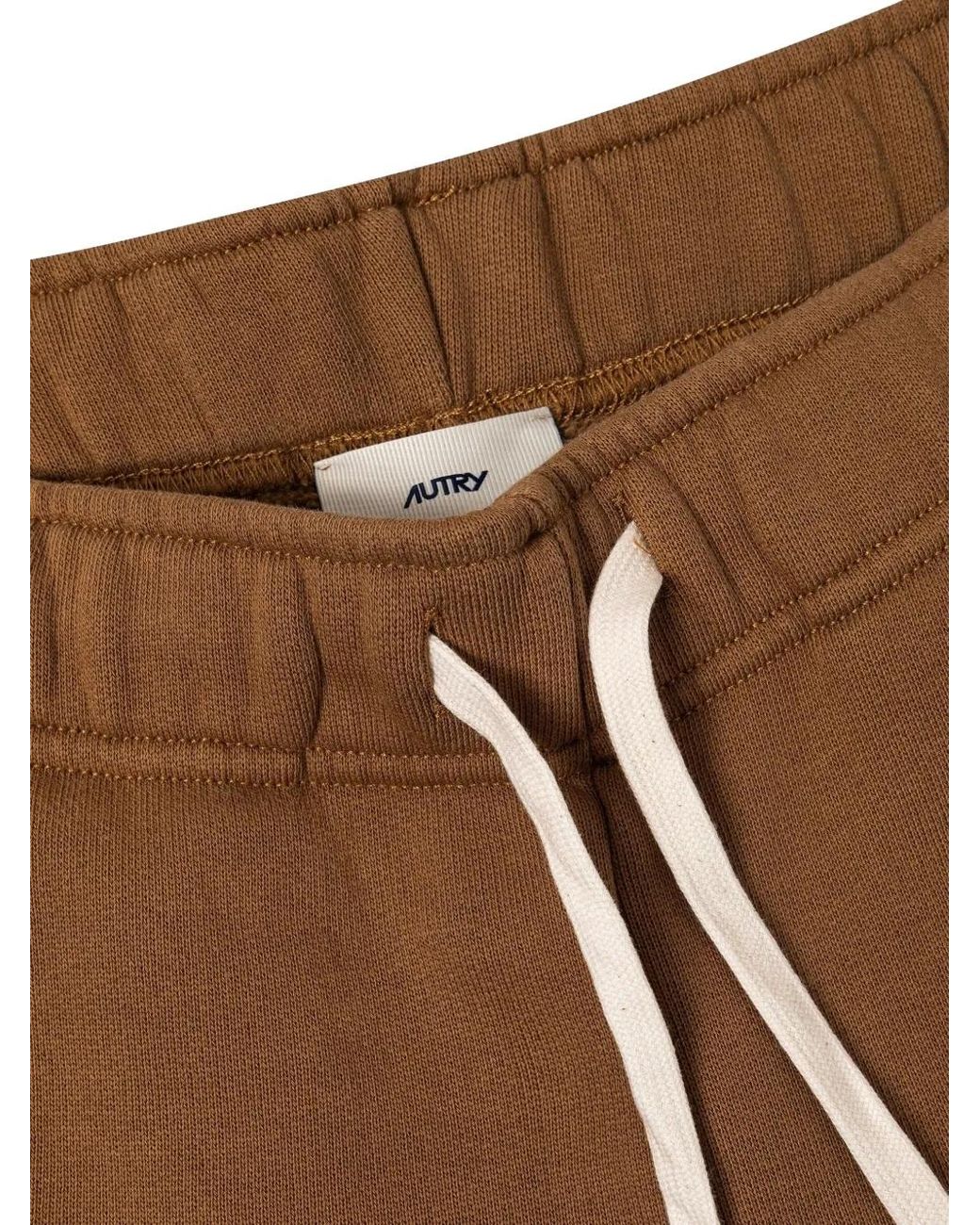 Autry Brown Embroidered Drawstring Pants