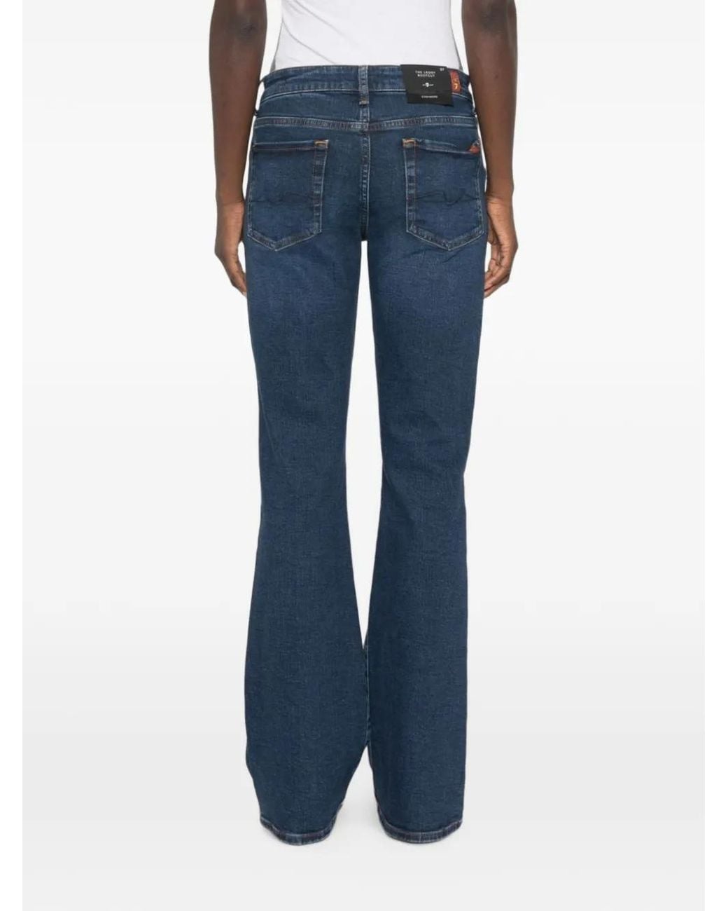 Seven7 Blue The Leggy Bootcut Jeans