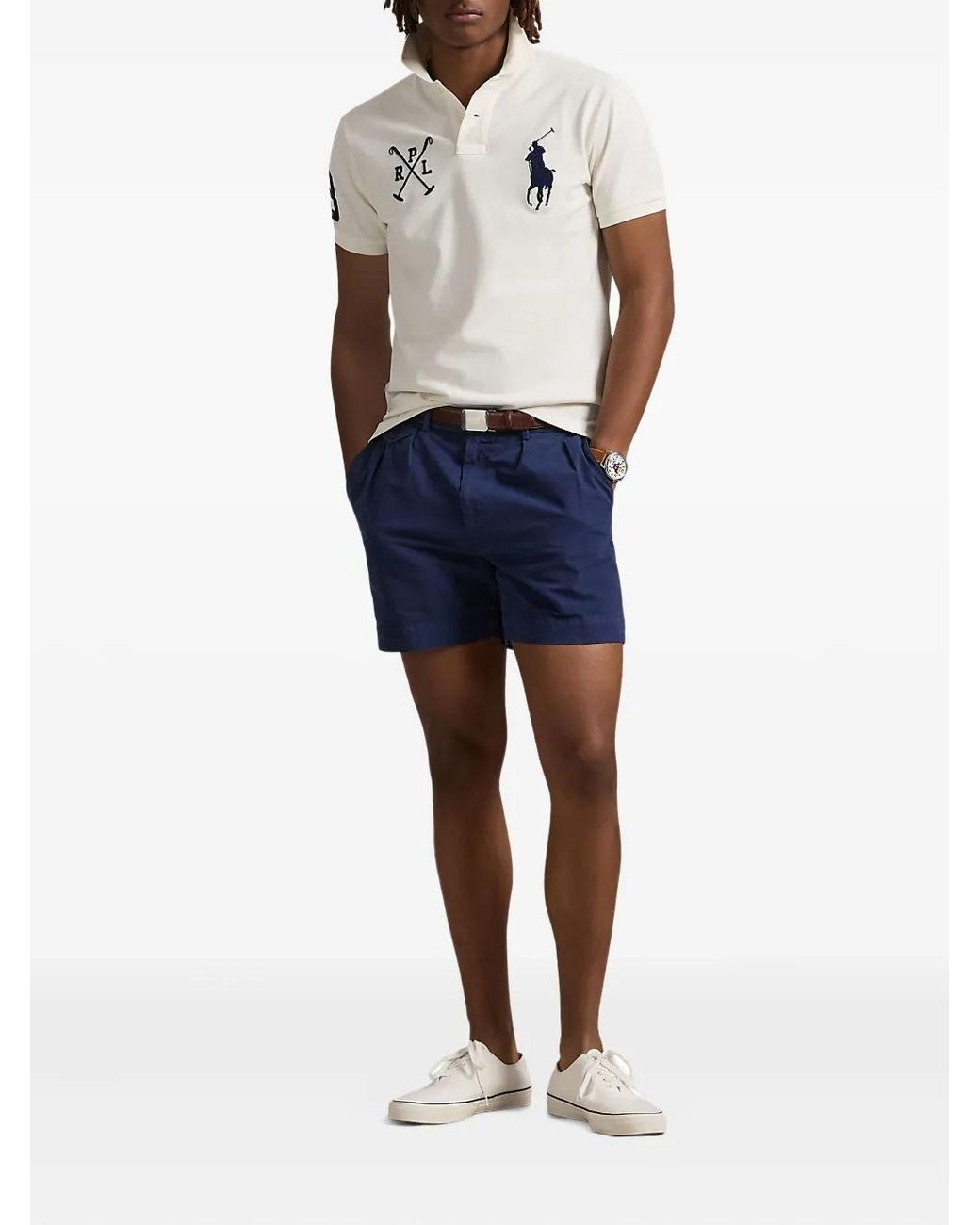 Polo Ralph Lauren Cotton Polo Shirt in White for Men | Lyst