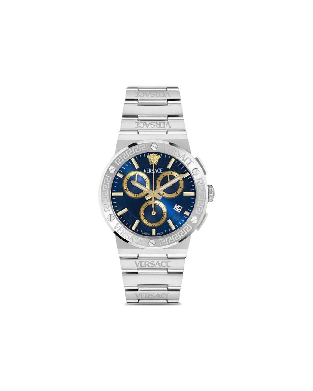 Versace Blue Greca 40Mm for men