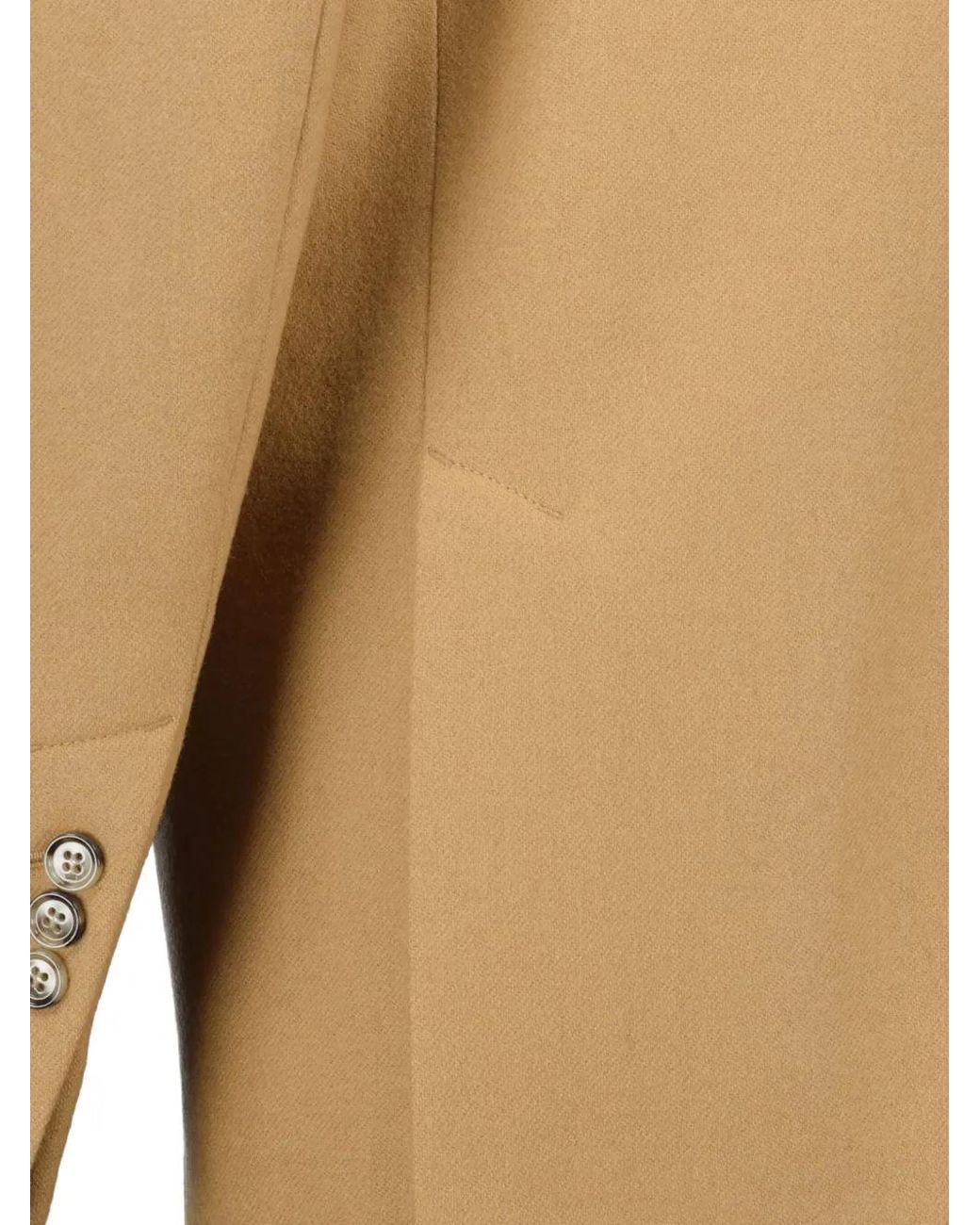AMI Natural Single Breasted Wool Blazer