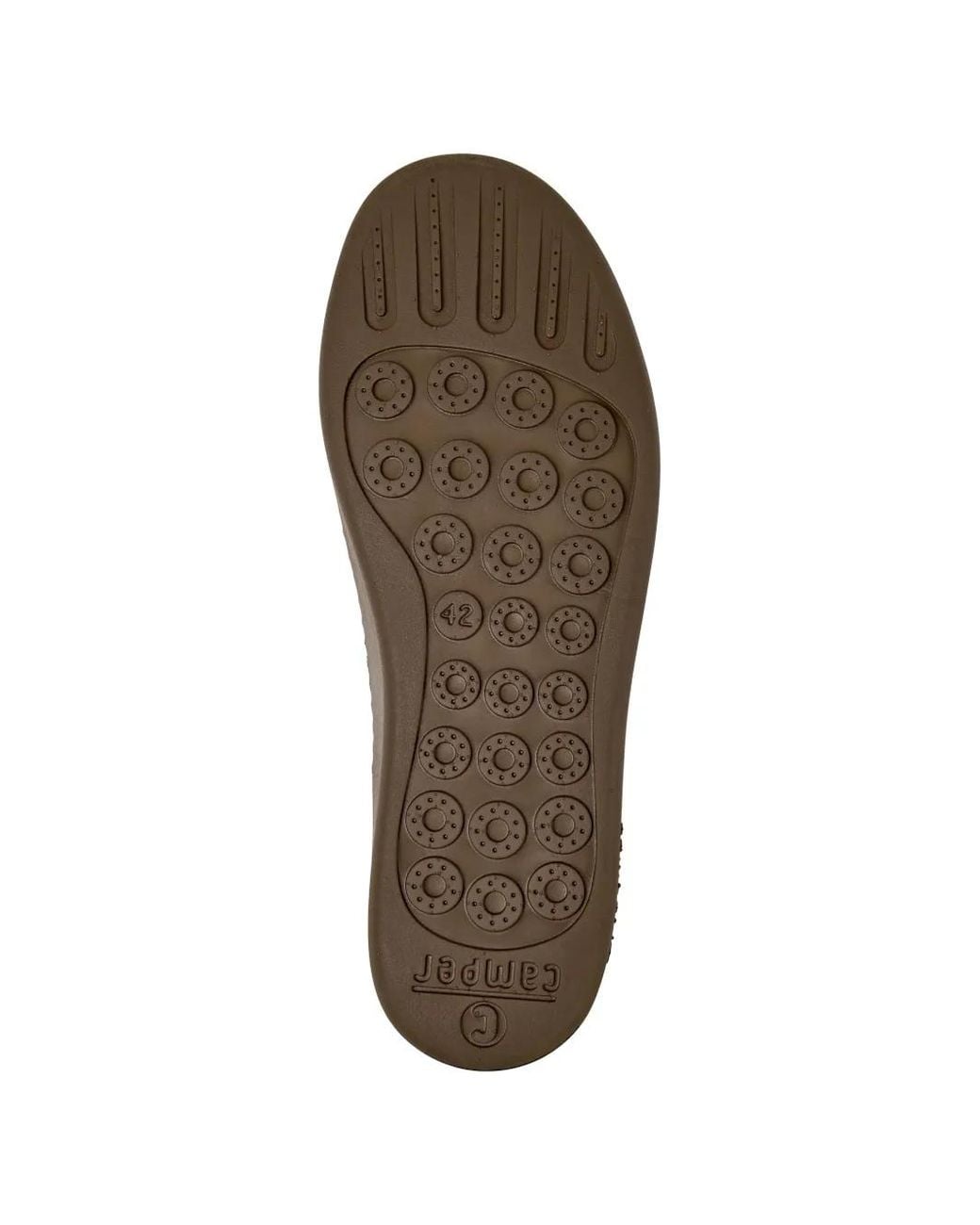 Camper Brown Chaussures Peu Touring En Cuir À Lacets for men