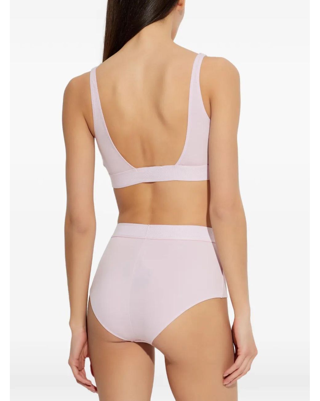 Tom Ford Pink Culotte À Taille Haute