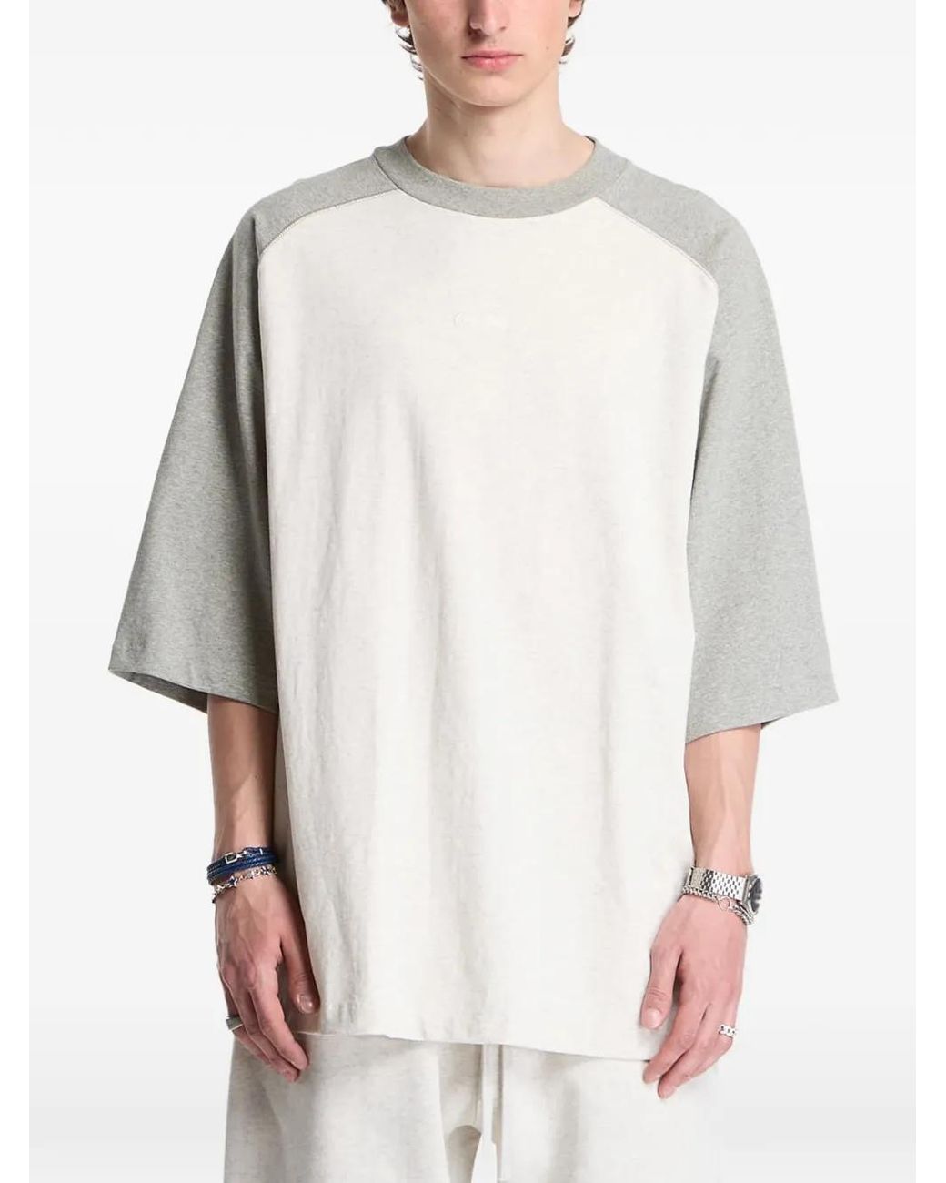 Fear Of God White T-Shirt Signature À Manches Raglan for men