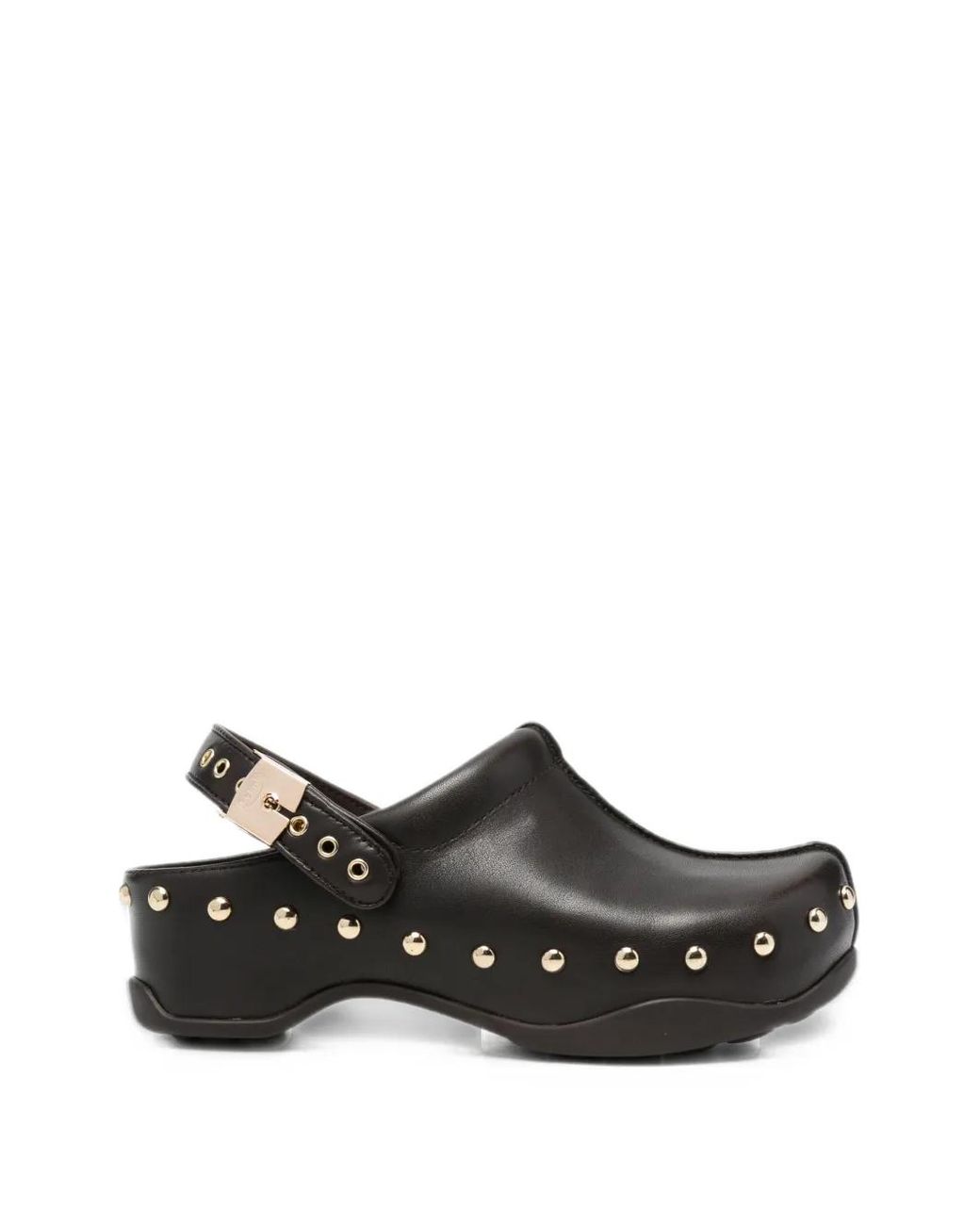 Scholl White Pescura Phoebe Stud-Embellished Mules