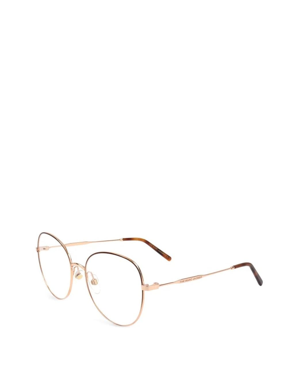 Marc Jacobs Natural Lunettes De Vue À Logo Gravé