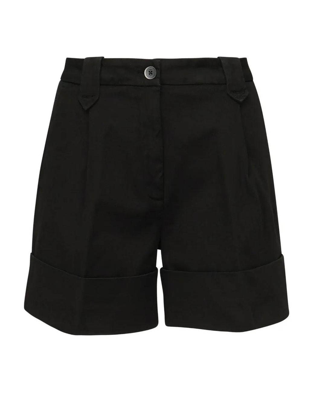 Pantalones Cortos Con Pinzas Fay de color Black