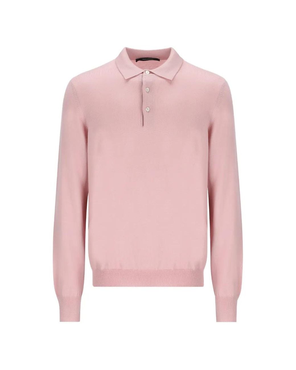 Tagliatore Pink Palmer Fine-Knit Sweater for men