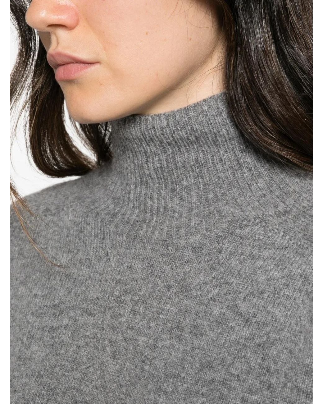 Drykorn Gray Lyzima High-Neck Sweater
