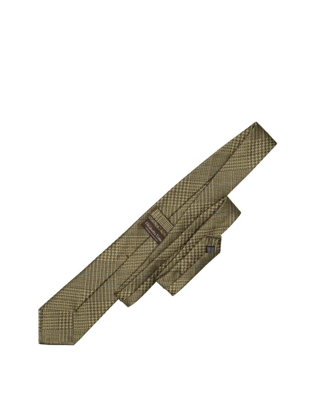 Elizabetta Green Spoleto Jacquard Tie for men