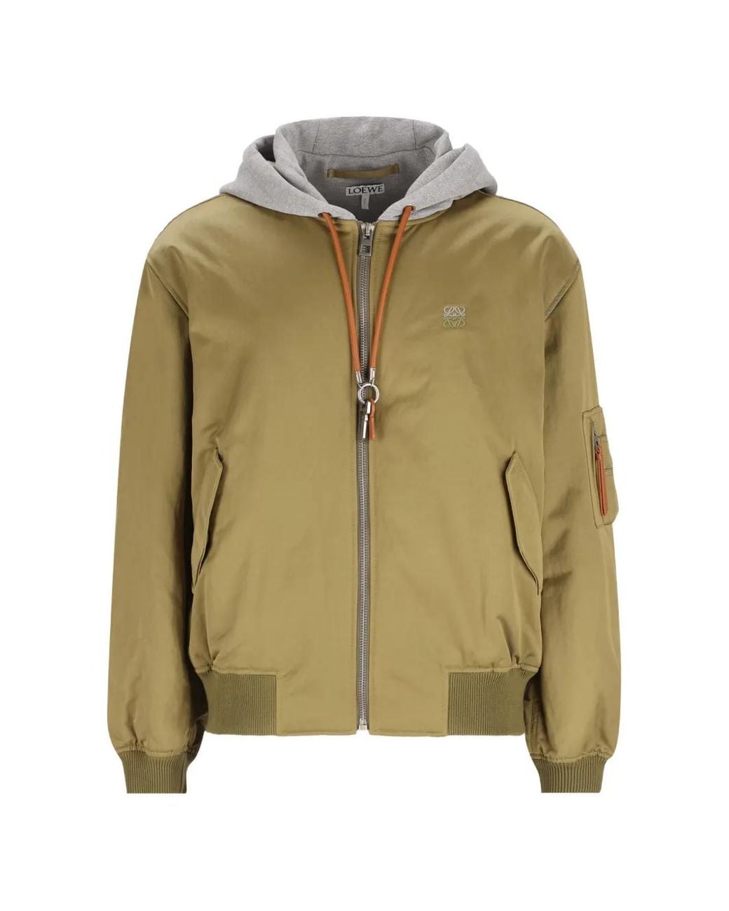Loewe Bomberjack Met Capuchon in het Green voor heren