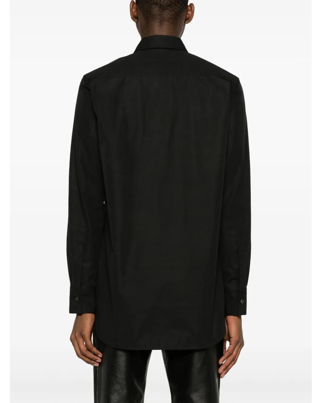 Jil Sander Black Long-Sleeve Shirt for men