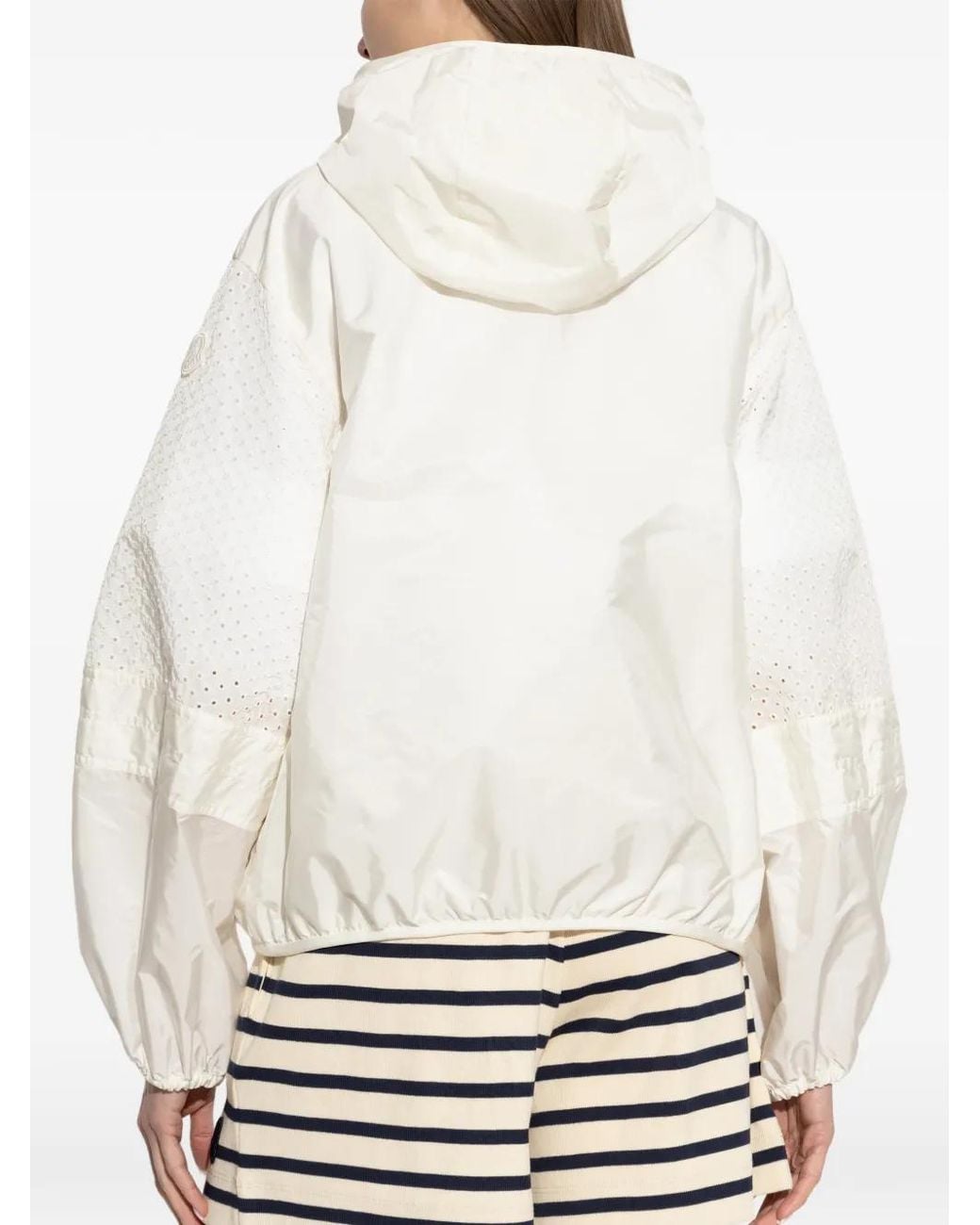 Moncler White Zelkova Jacket