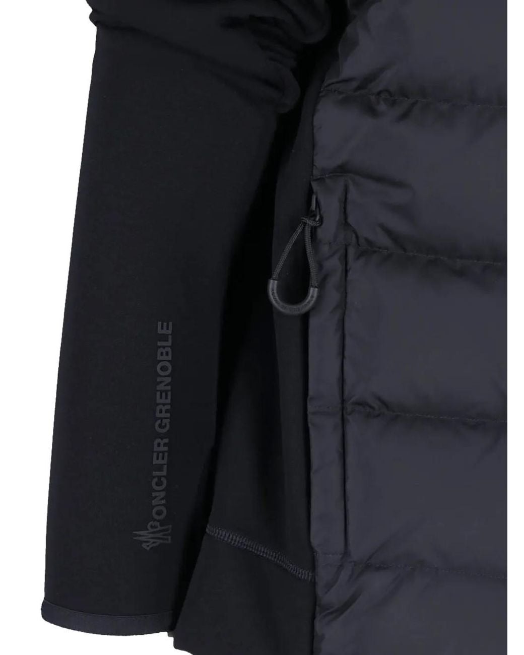 Moncler Blue Padded Panel Lightweight Jacket for men
