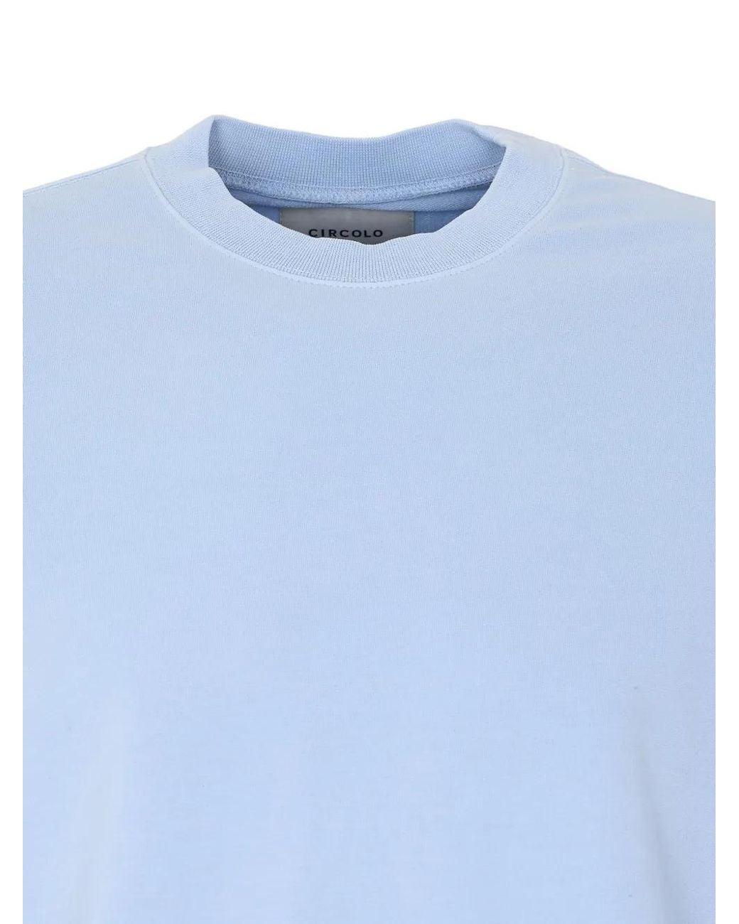Circolo 1901 Blue Crew-Neck Long-Sleeve Sweatshirt for men