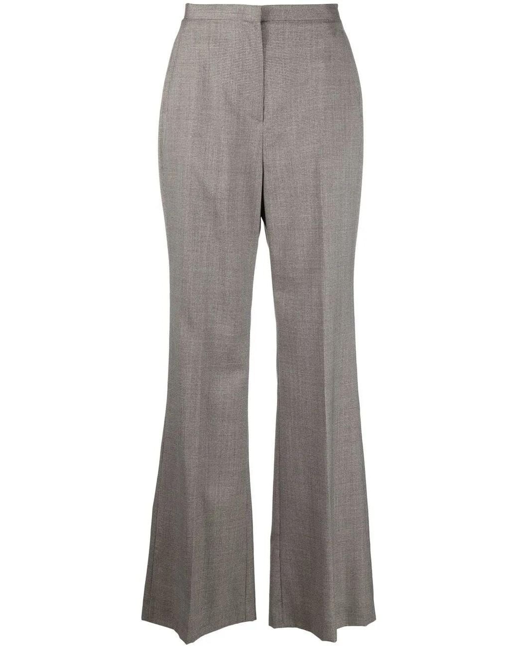 Fabiana Filippi Gray Flared Tailored Trousers