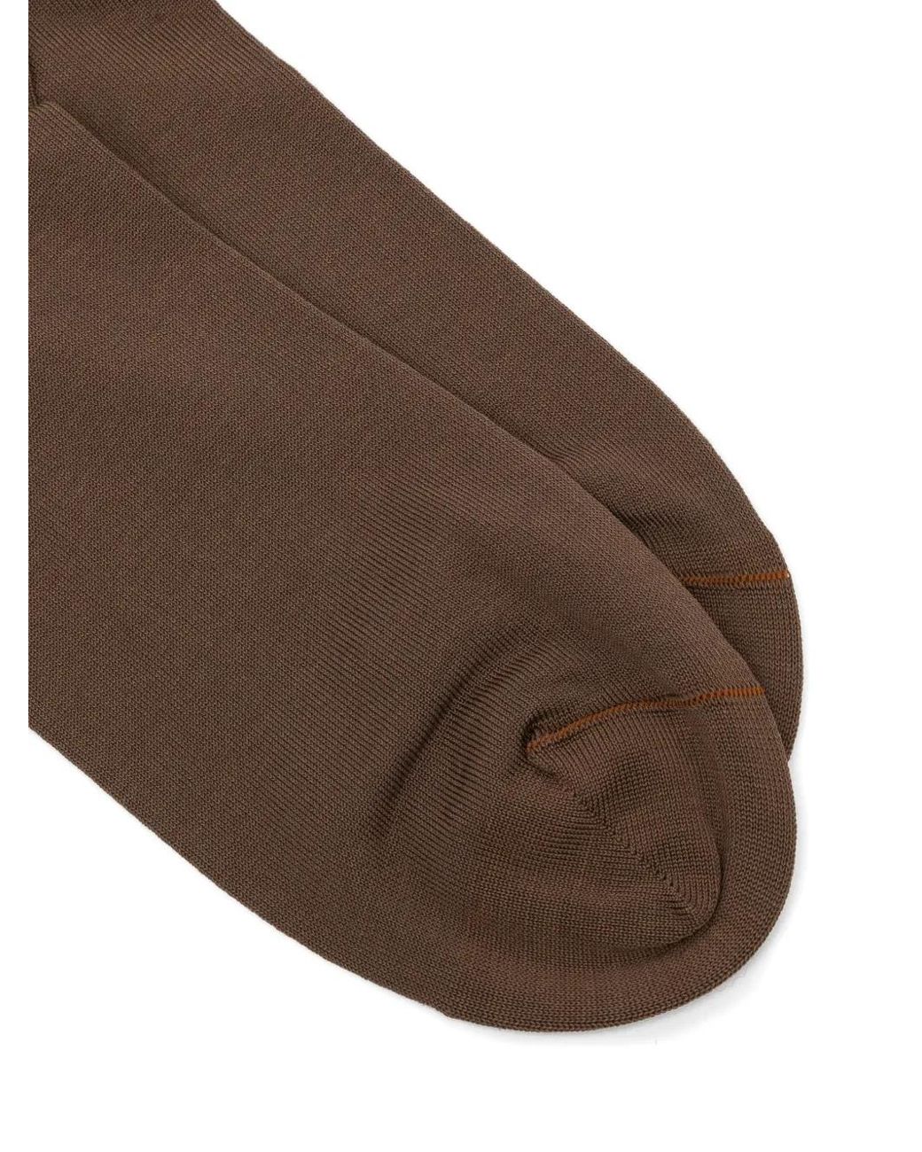 Zegna Brown Everyday Socks for men