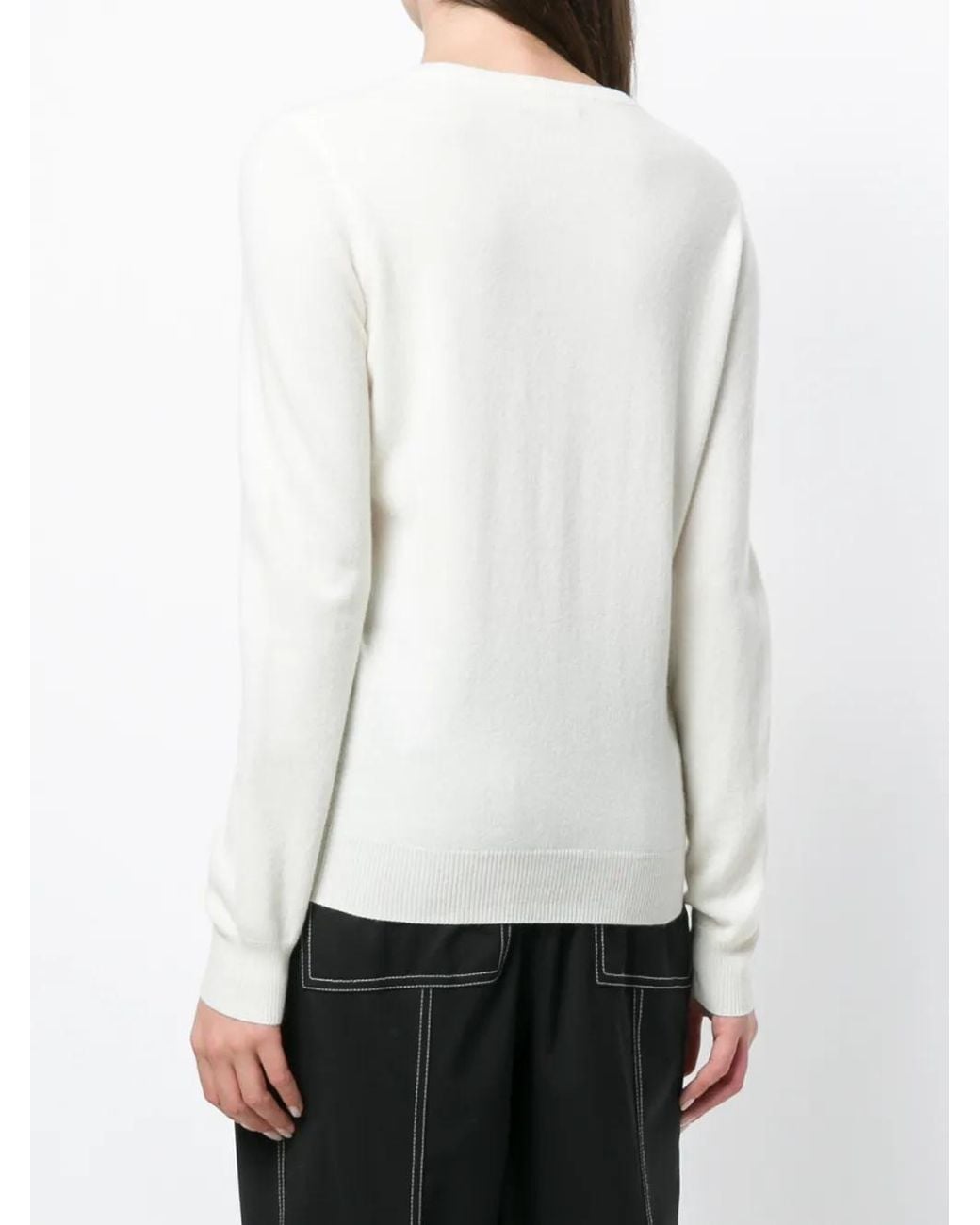 N.Peal Cashmere Multicolor Fine Cashmere Sweater