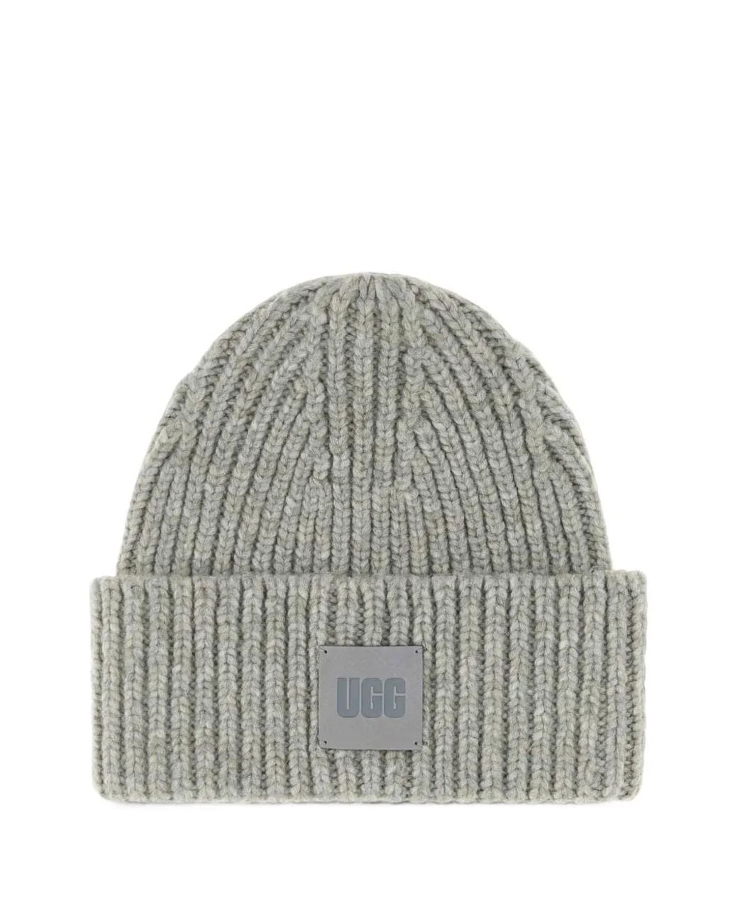 Ugg Gray Chunky Rib Beanie