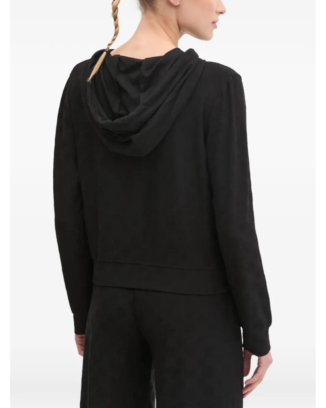 Guess Top Met Capuchon En Patroon in het Black