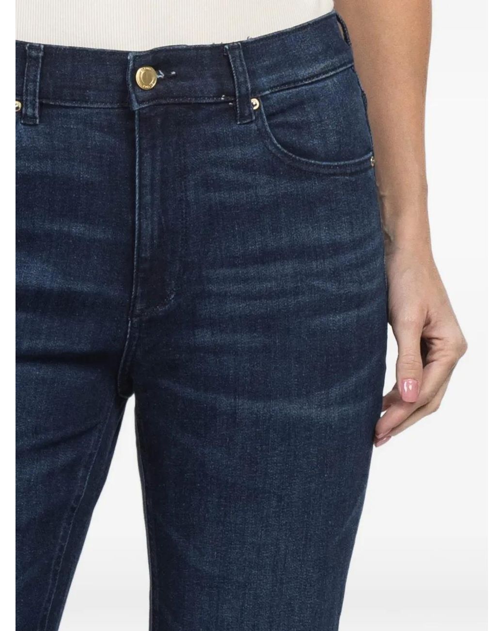 DL1961 Blue Five-Pocket Denim Jeans