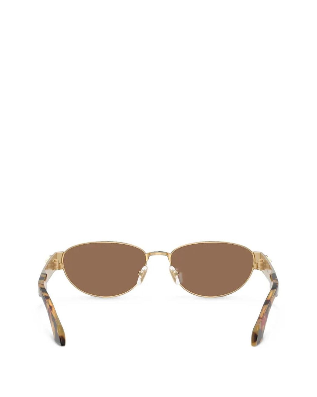 Versace Metallic Greca Medusa Cat-Eye Sunglasses