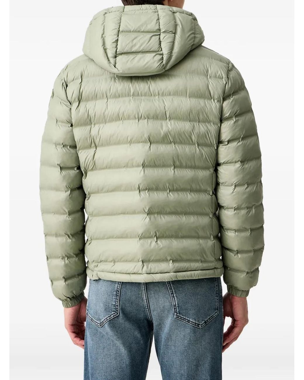Blauer Green Quilted Sorona Aura Hooded Jacket for men