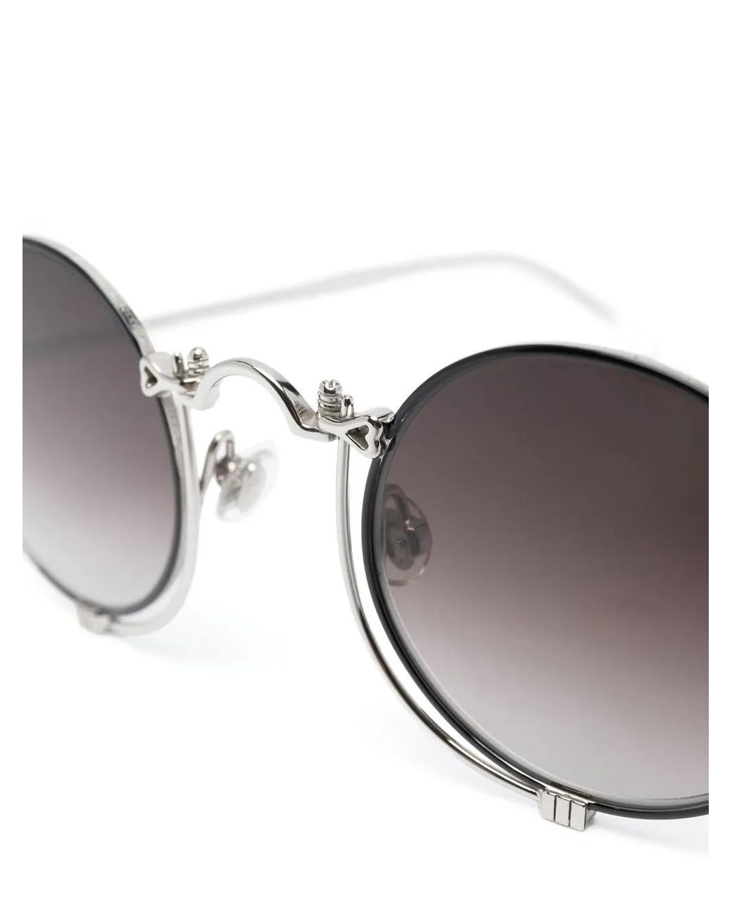 Matsuda Metallic Round-Frame Sunglasses