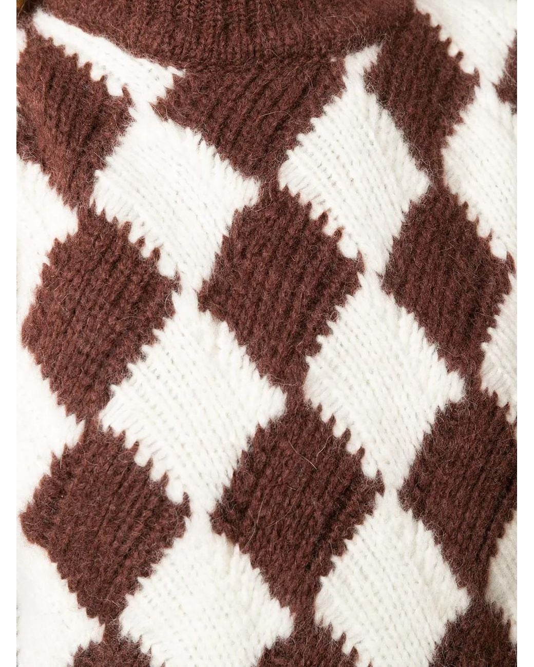 Plan C Brown Pullover Mit Rollkragen