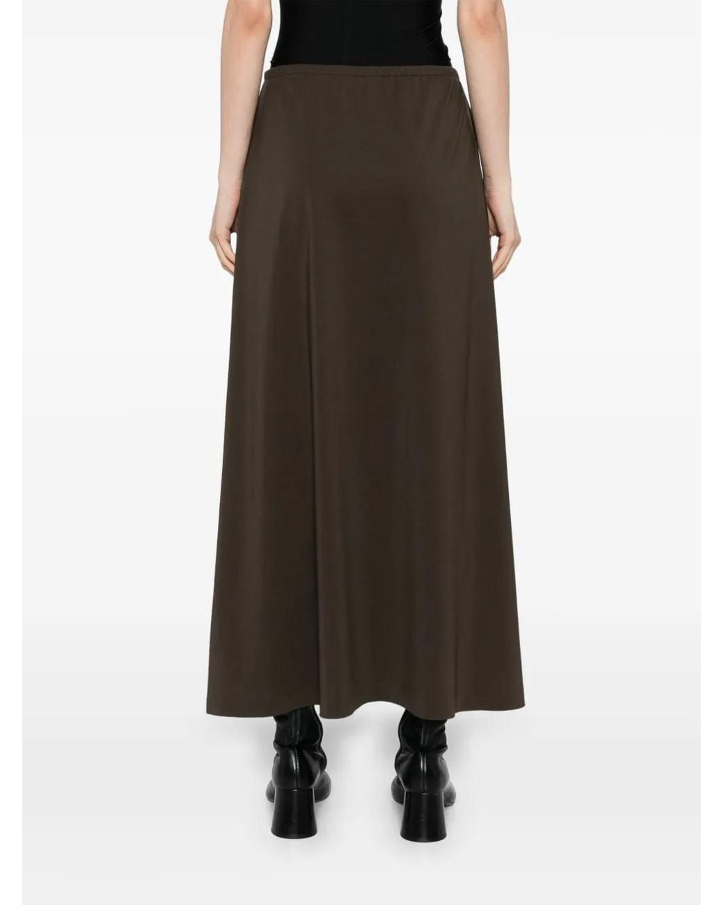 JNBY Green A-Line Long Skirt