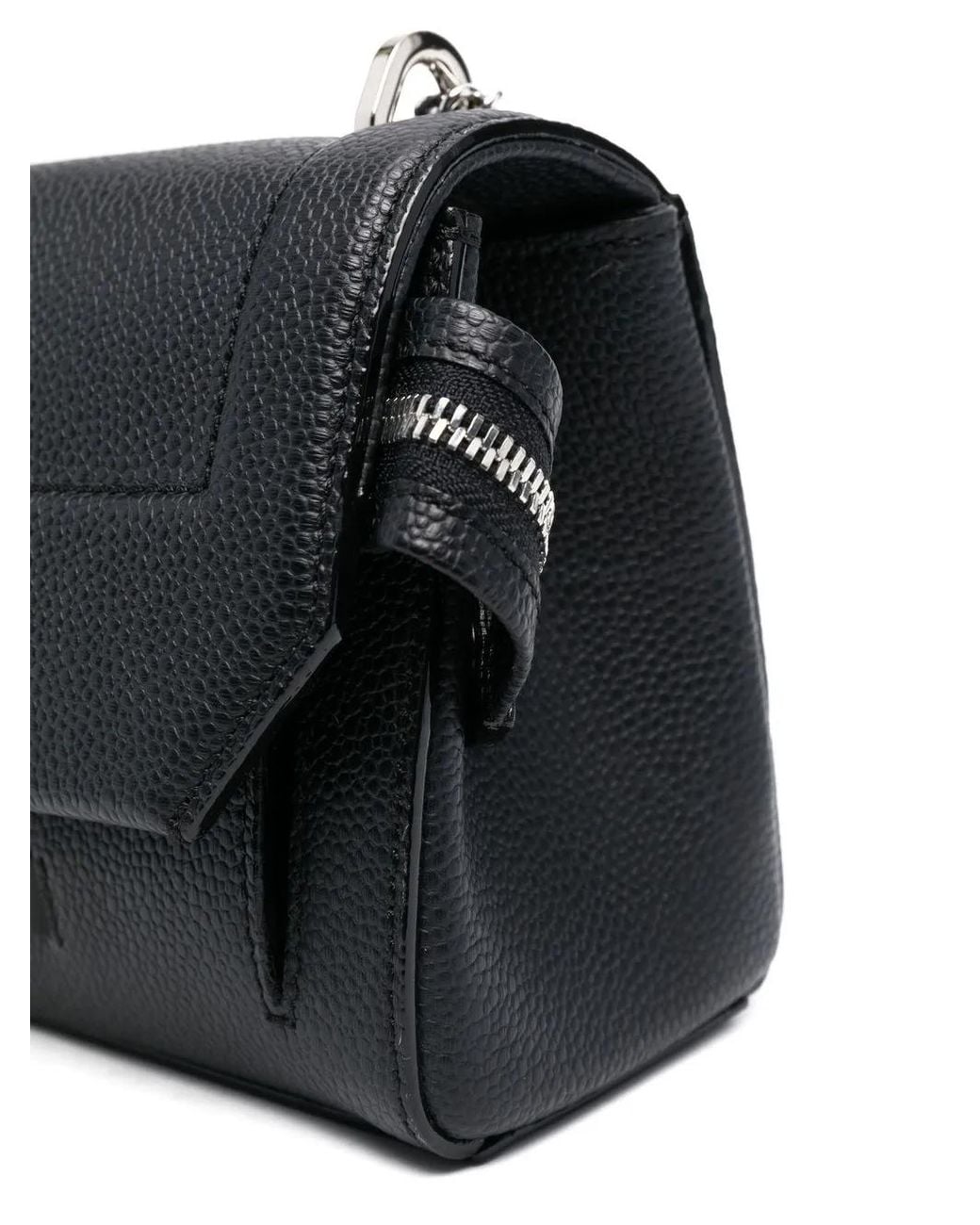 Lancel Black Small Ninon De Flap Bag
