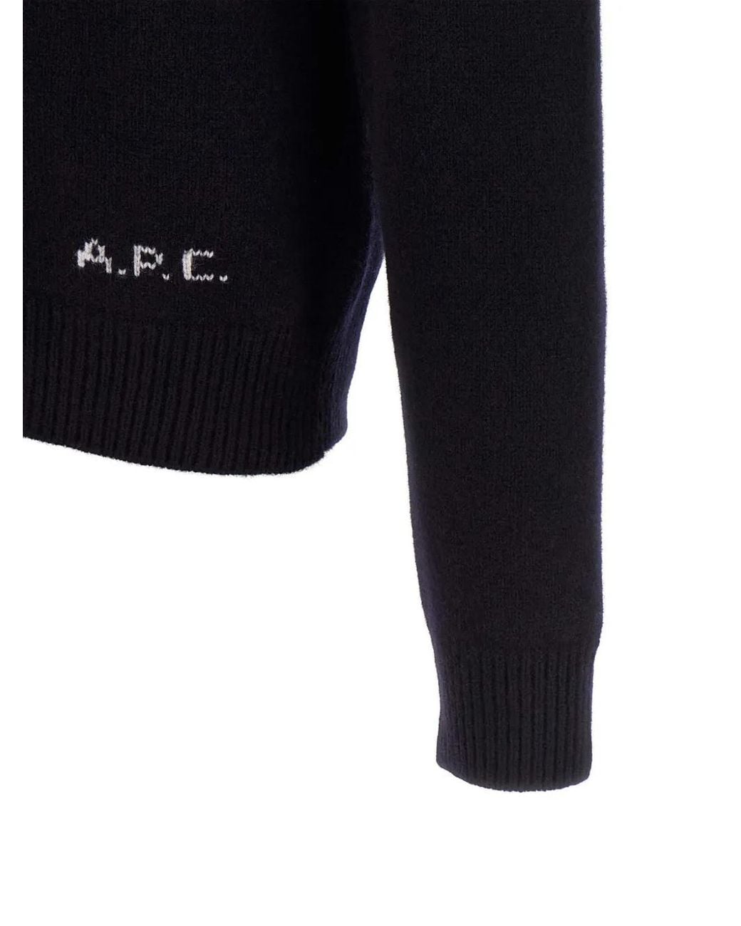 A.P.C. Blue Wool Sweater for men