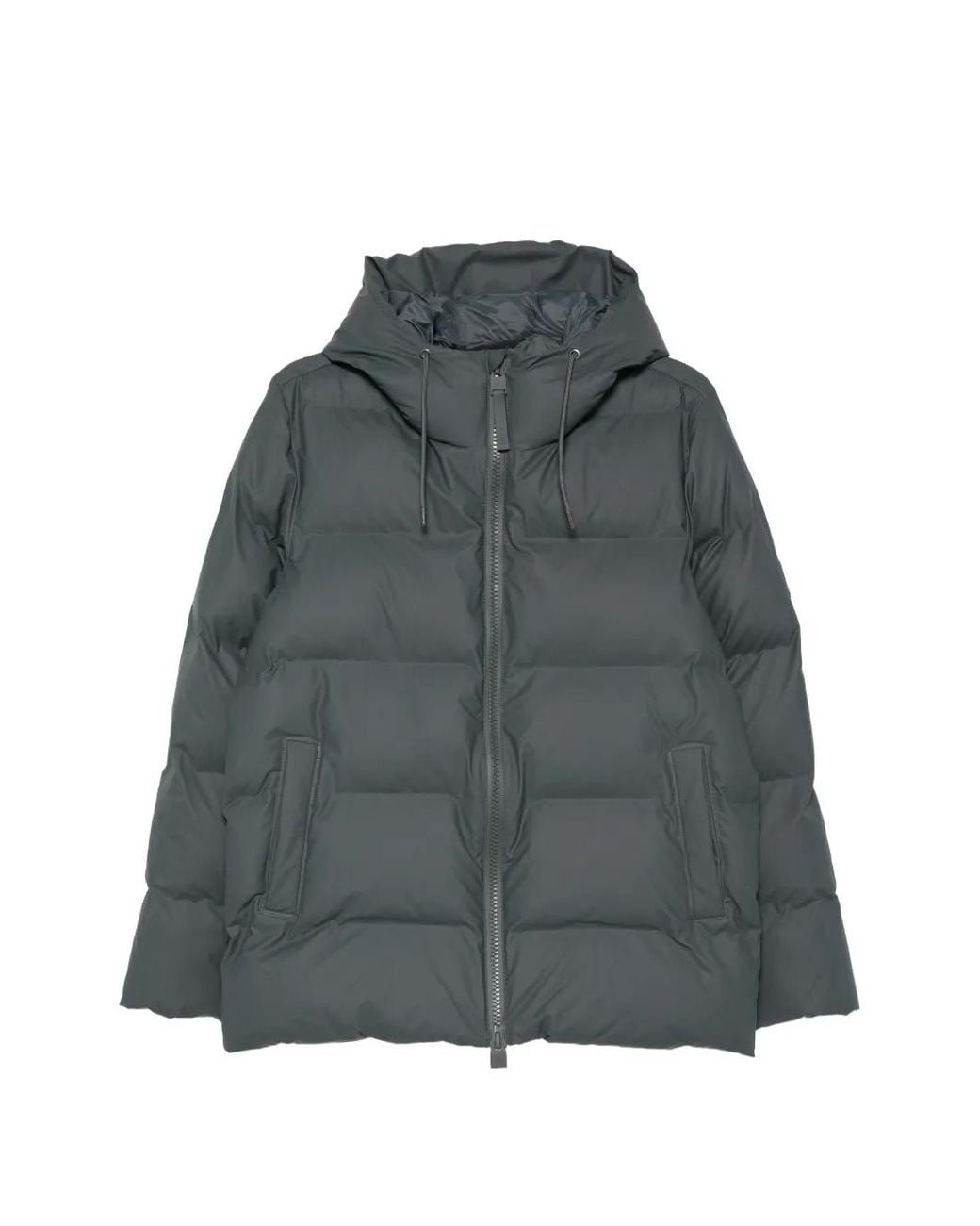 Rains Gray Alta Quilted Jacket