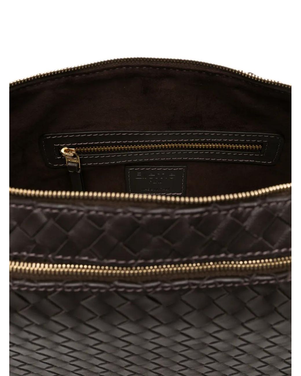 Elleme Black Large Trousse Leather Shoulder Bag