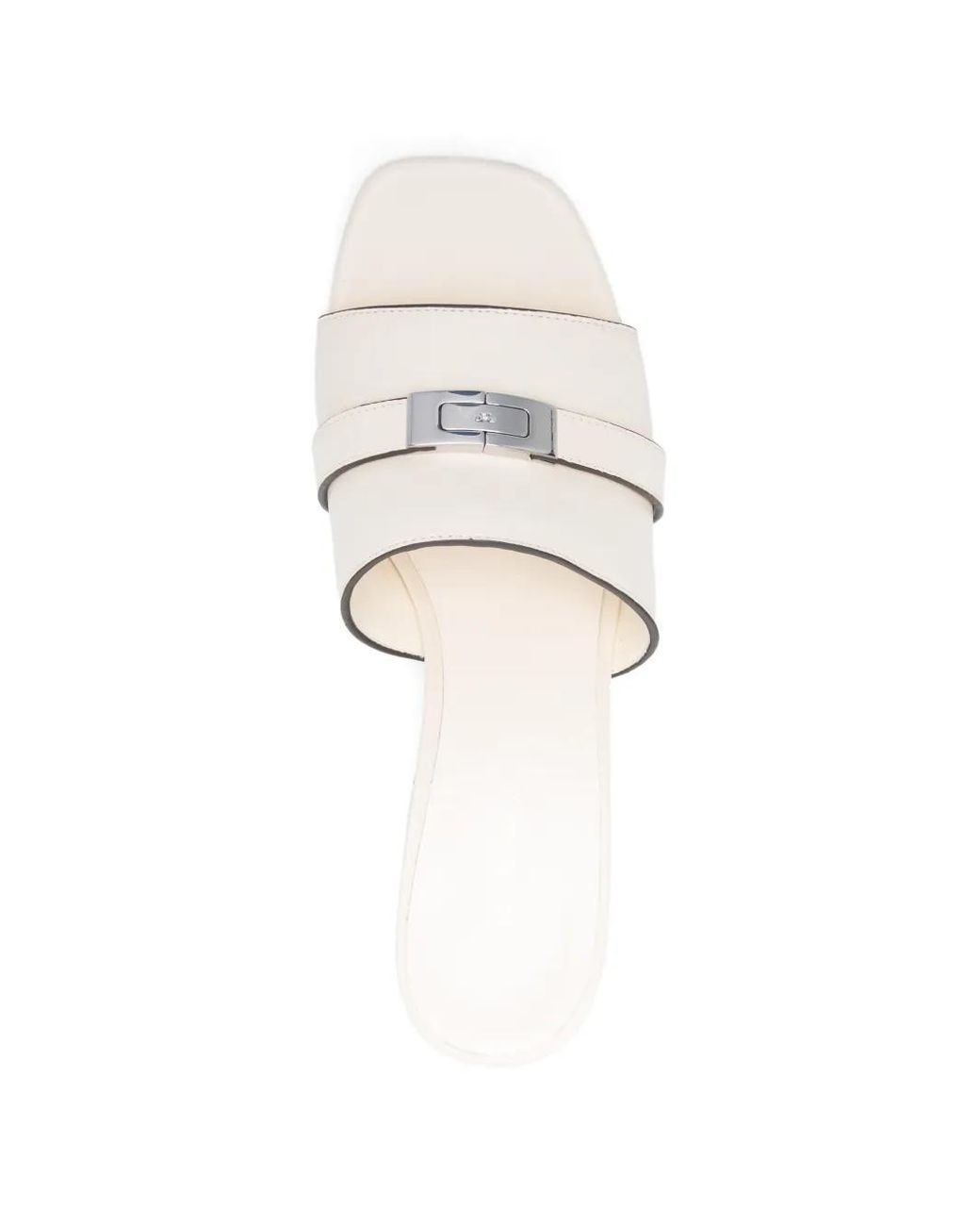 Tory Burch Natural Leelee Leather Sandals