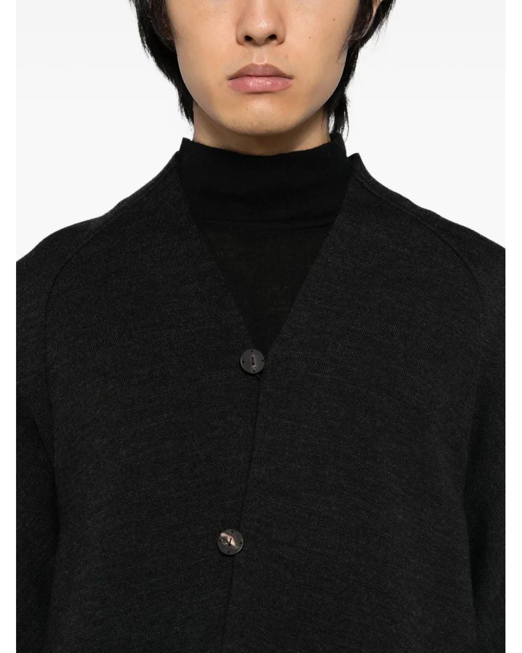 Chaqueta Con Botones DEVOA de hombre de color Black