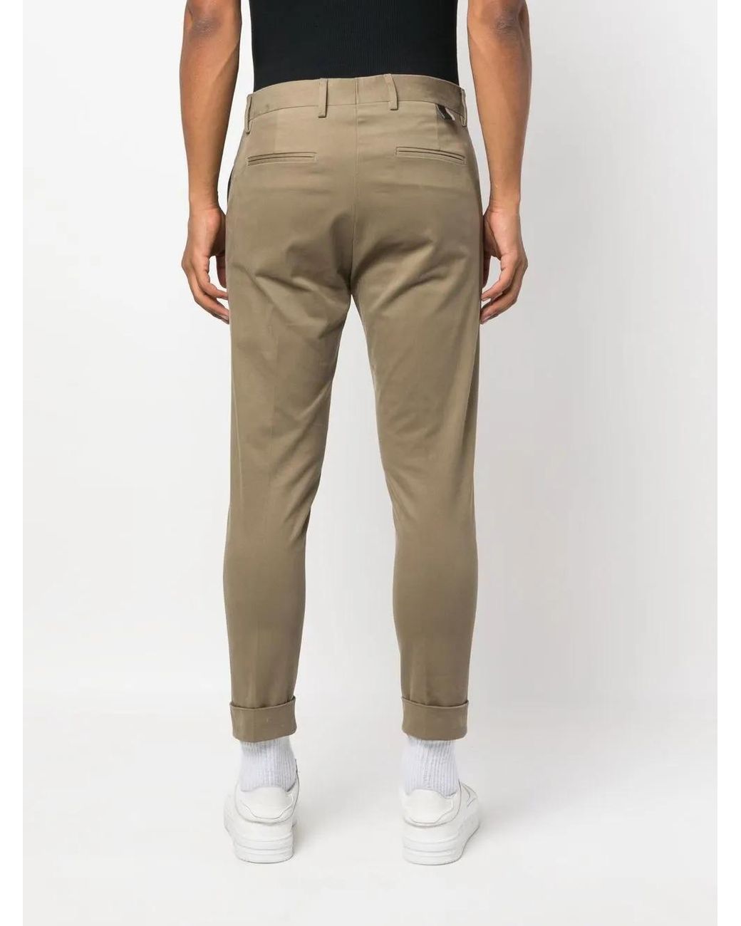 Low Brand Natural Low-Rise Skinny Trousers for men